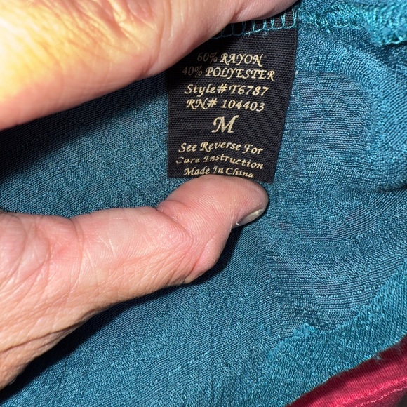 Mine Blue Lace Detail Tank Top - Picture 5 of 5